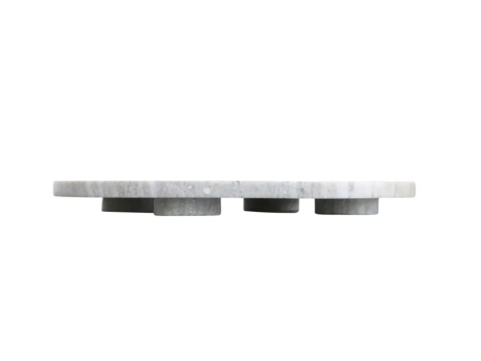 Chic Antique Tapasplatte Morlaix aus Marmor