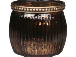 Chic Antique Teelichtglas mit Perlenrand