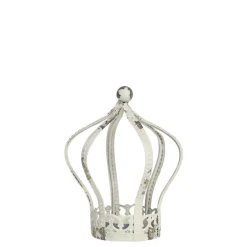 Chic Antique Teelichthalter Krone Eisen