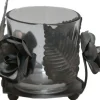 Chic Antique Teelichthalter mit Blumen deko