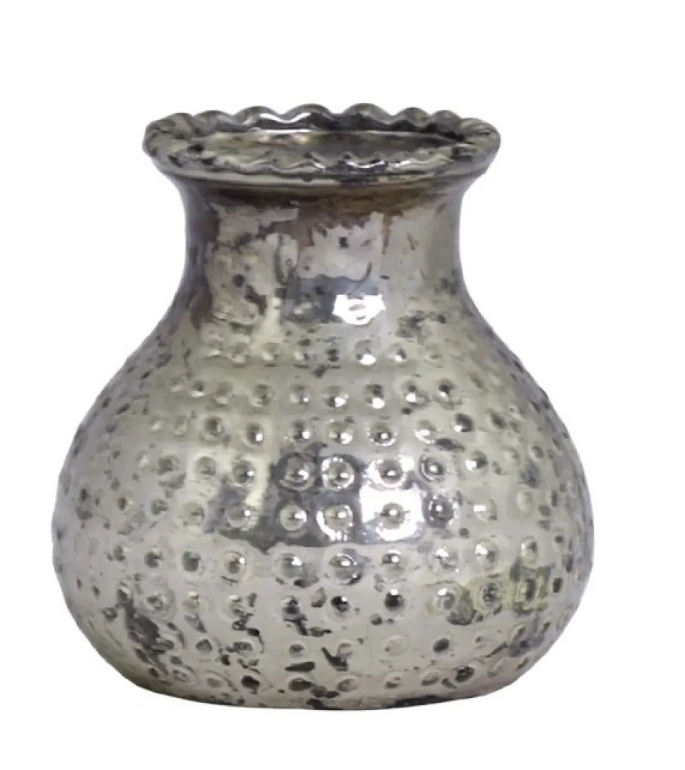 Chic Antique Teelichthalter bauernsilber