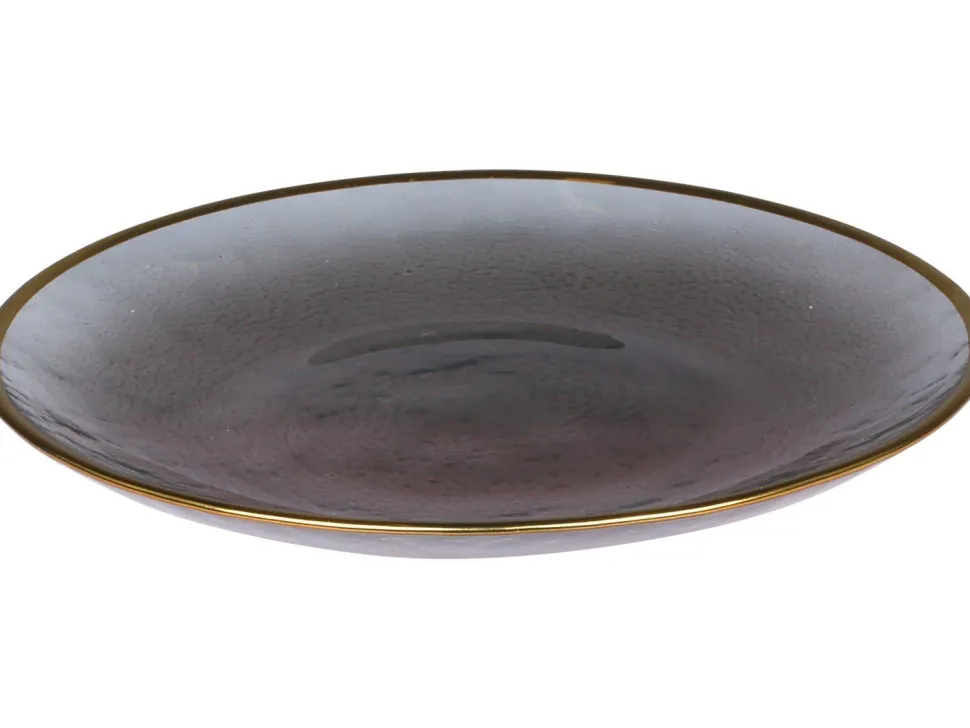Chic Antique Teller mit Goldrand