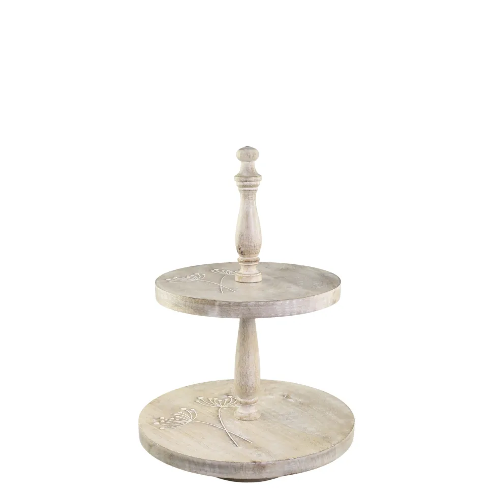 Chic Antique Tours Etagere mit Schnitzereien