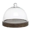 Chic Antique Tours Glasglocke Schwarz