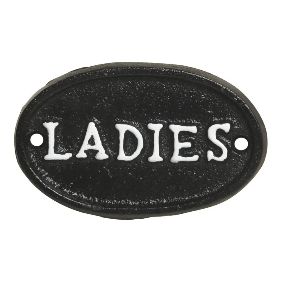 Chic Antique Türschild aus Eisen