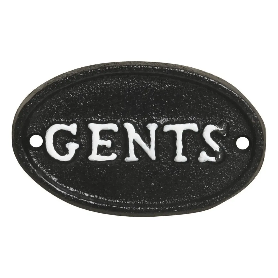 Chic Antique Türschild aus Eisen