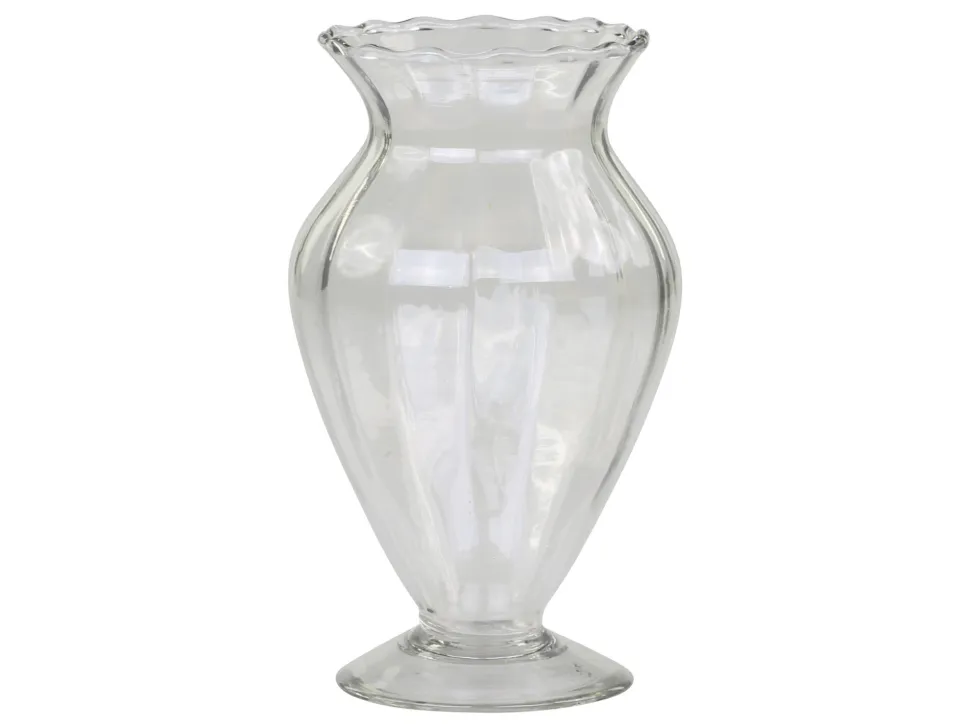 Chic Antique Vase Amphora aus Glas