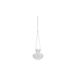 Chic Antique Vase aus Glas zum Aufhängen