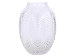 Chic Antique Vase mit Blattmuster