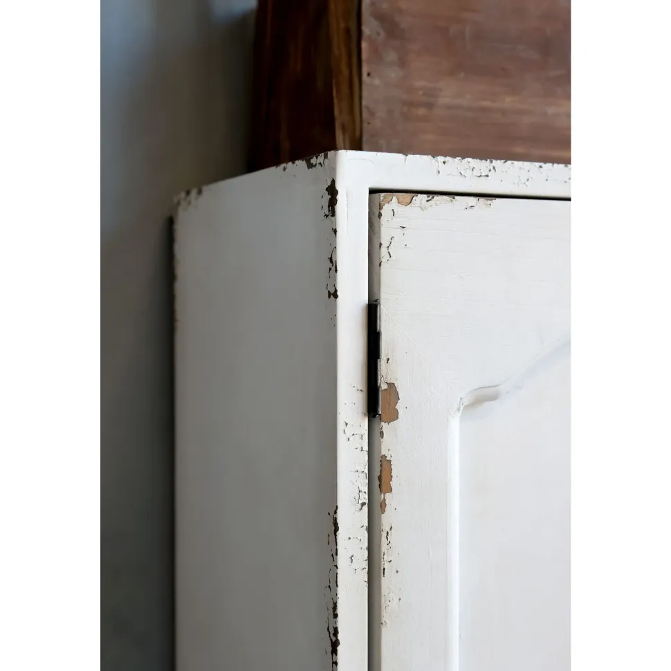 Chic Antique Vintage Schrank für Wand mit 1 Tür