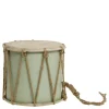 Chic Antique Vintage Trommel mit Leder handgemacht