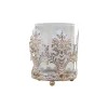 Chic Antique Vire Hurricane mit Golddekor