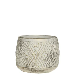 Chic Antique Vittel Blumentopf mit Gold Muster