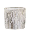 Chic Antique Vittel Blumentopf mit Goldmuster