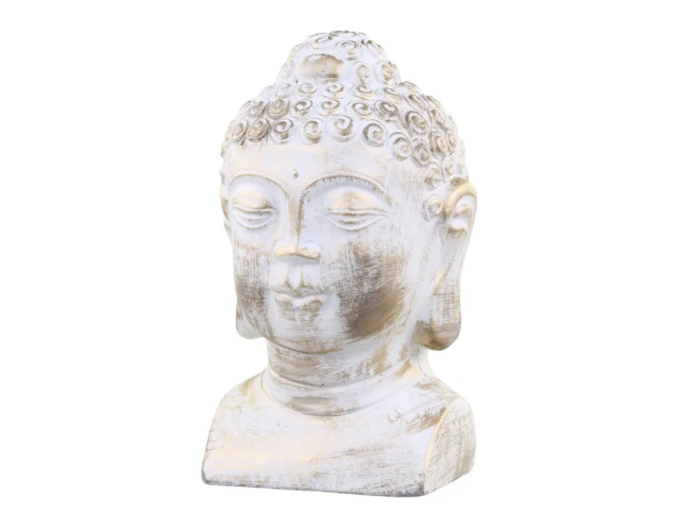 Chic Antique Vittel Buddha mit Gold Muster