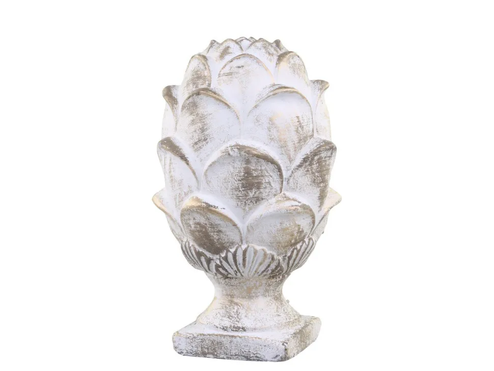 Chic Antique Vittel Dekor auf Fuß Artischocke