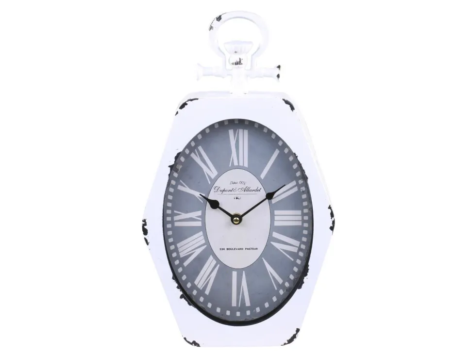 Chic Antique Wanduhr Sechseck