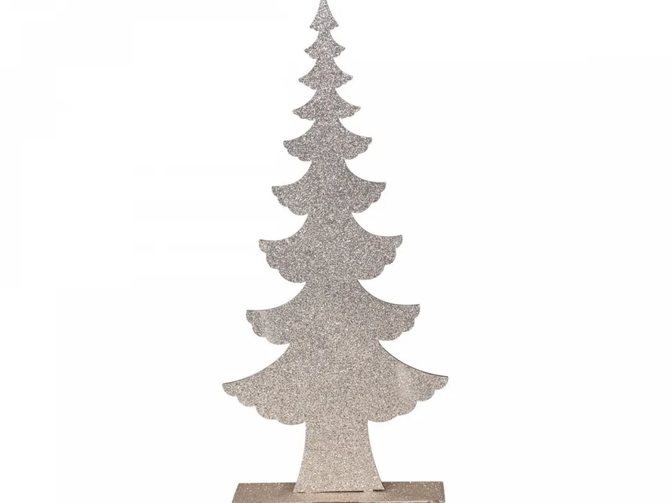 Chic Antique Weihnachtsbaum mit Glitzer