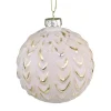 Chic Antique Weihnachtskugel mit Goldmuster Fleche