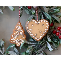 Chic Antique Weihnachtsplätzchen Aufhänger 2er-Set