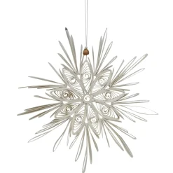 Chic Antique Weihnachtsstern Aufhänger aus Papier