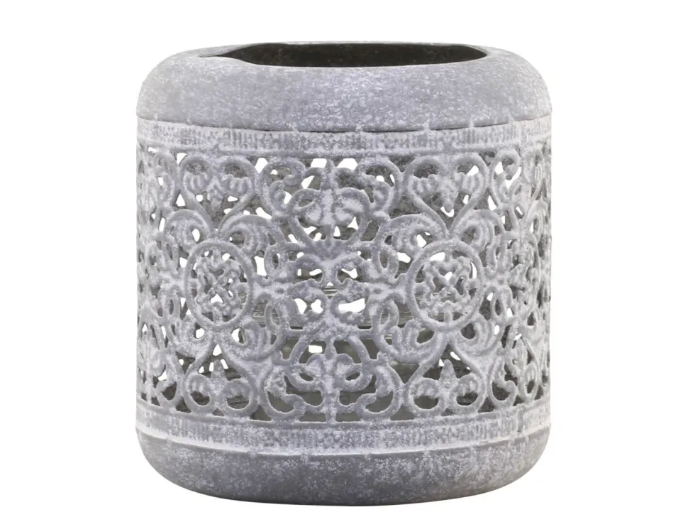 Chic Antique Windlicht mit Dekomuster
