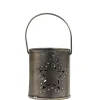 Chic Antique Windlicht mit Henkel und Sternendekor
