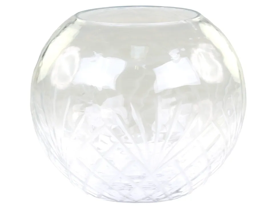 Chic Antique Windlicht mit Schliff Muster