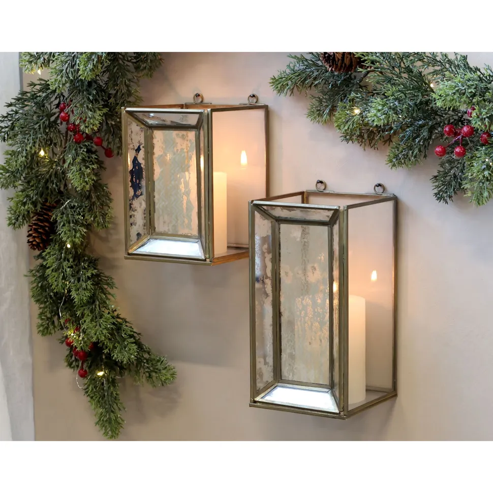 Chic Antique Windlicht zum Aufhängen aus Eisen