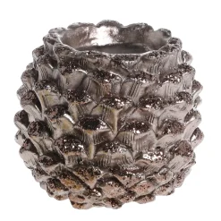 Chic Antique Zapfen Teelichthalter mit Glitzer