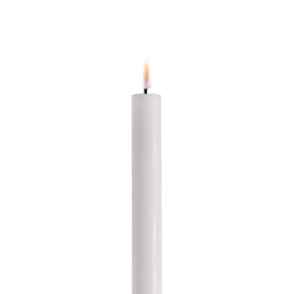 Deluxe Homeart LED 2er Set Stabkerze Real Flame