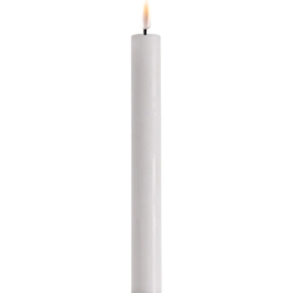 Deluxe Homeart LED 2er Set Stabkerze Real Flame