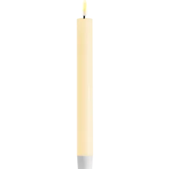 Deluxe Homeart LED 2er Set Stabkerze Real Flame