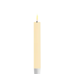 Deluxe Homeart LED 2er Set Stabkerze Real Flame