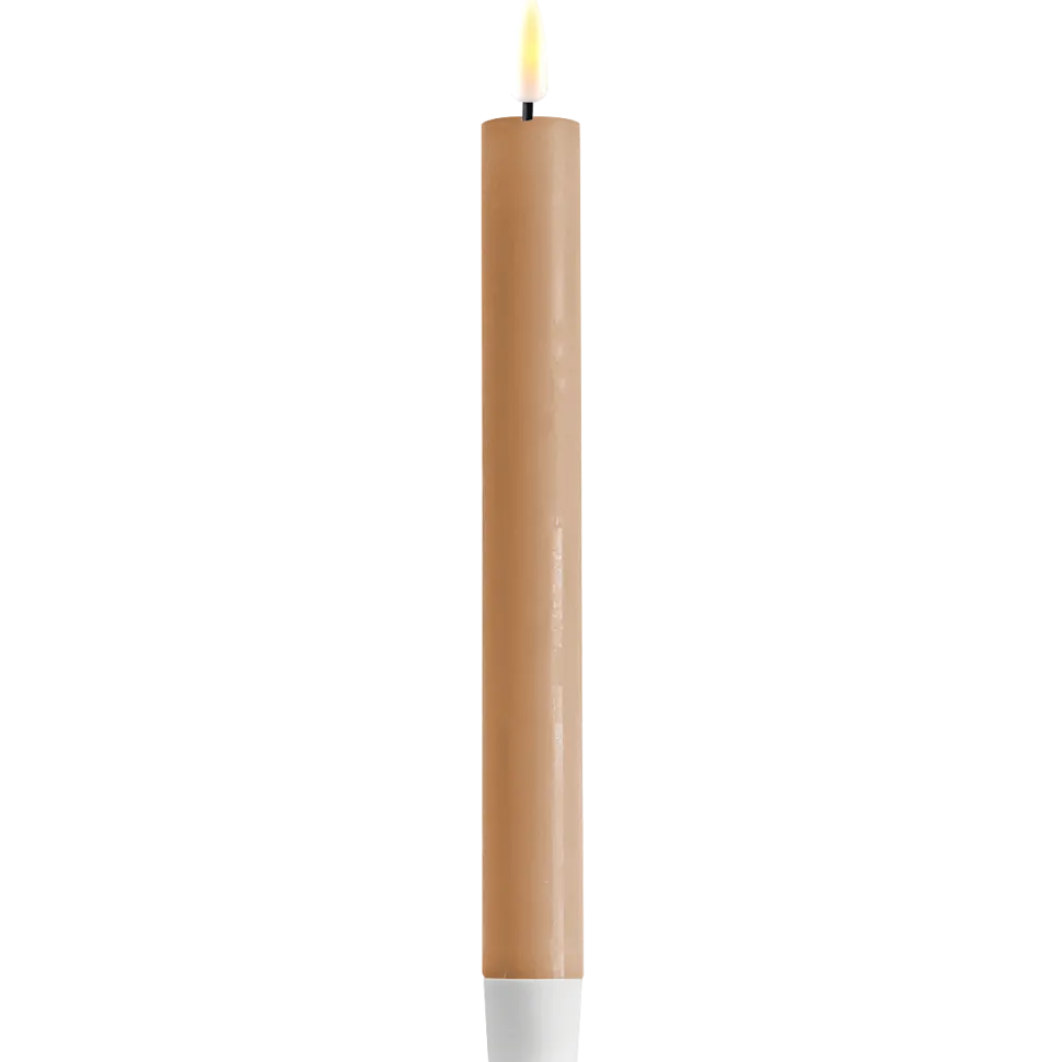 Deluxe Homeart LED 2er Set Stabkerze Real Flame