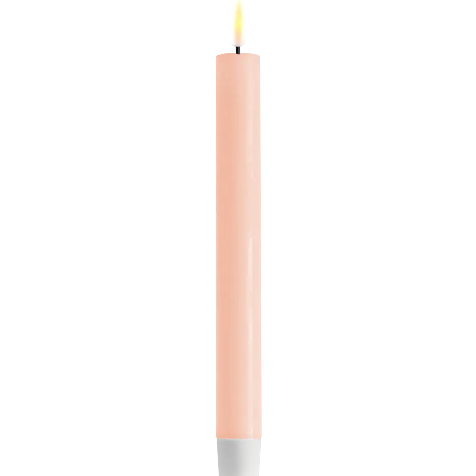 Deluxe Homeart LED 2er Set Stabkerze Real Flame