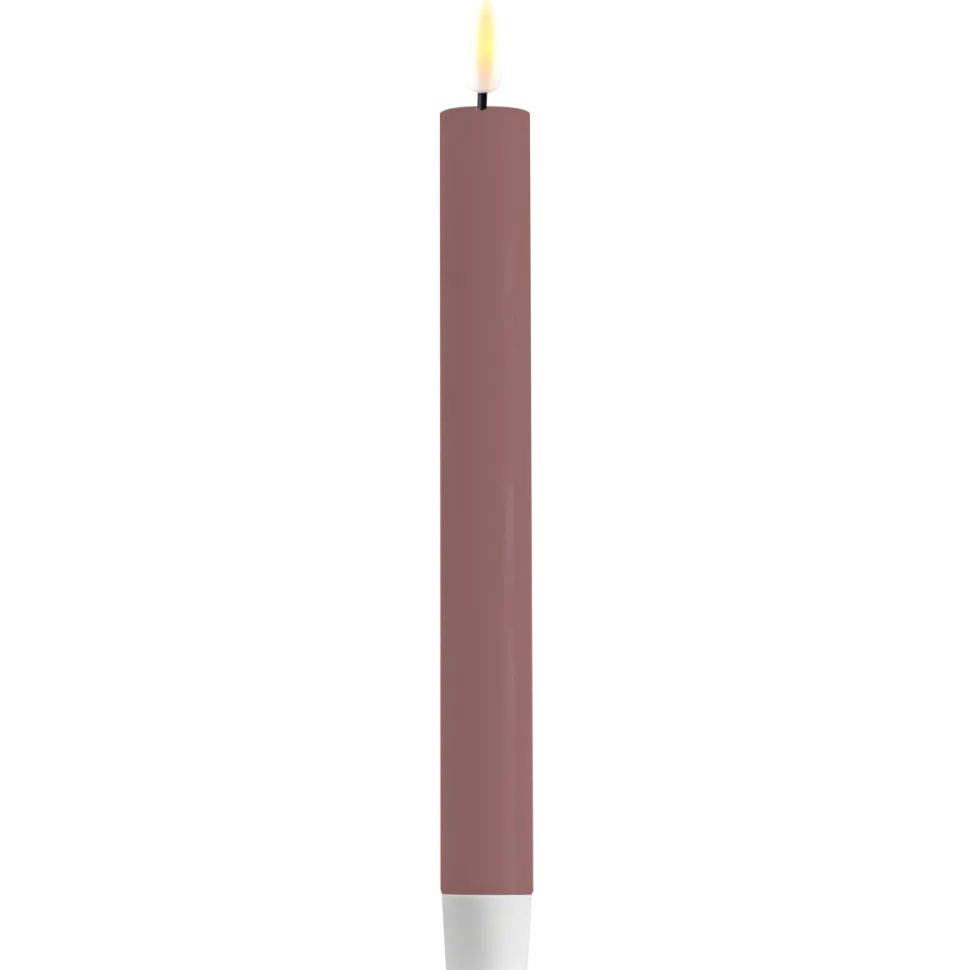 Deluxe Homeart LED 2er Set Stabkerze Real Flame