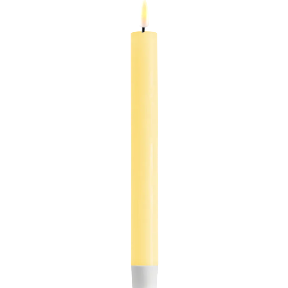 Deluxe Homeart LED 2er Set Stabkerze Real Flame