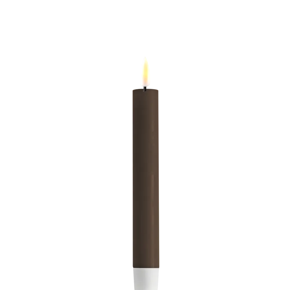 Deluxe Homeart LED 2er Set Stabkerze Real Flame