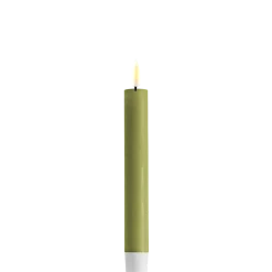 Deluxe Homeart LED 2er Set Stabkerze Real Flame