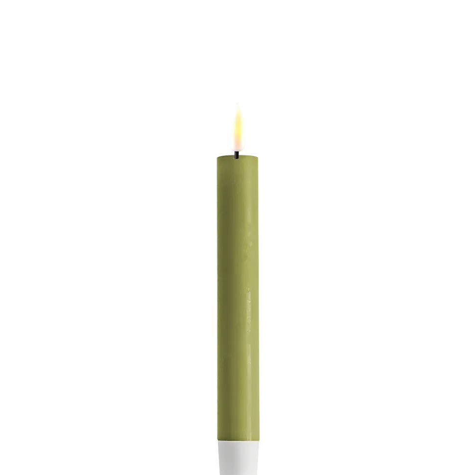 Deluxe Homeart LED 2er Set Stabkerze Real Flame