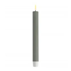 Deluxe Homeart LED 2er Set Stabkerze Real Flame