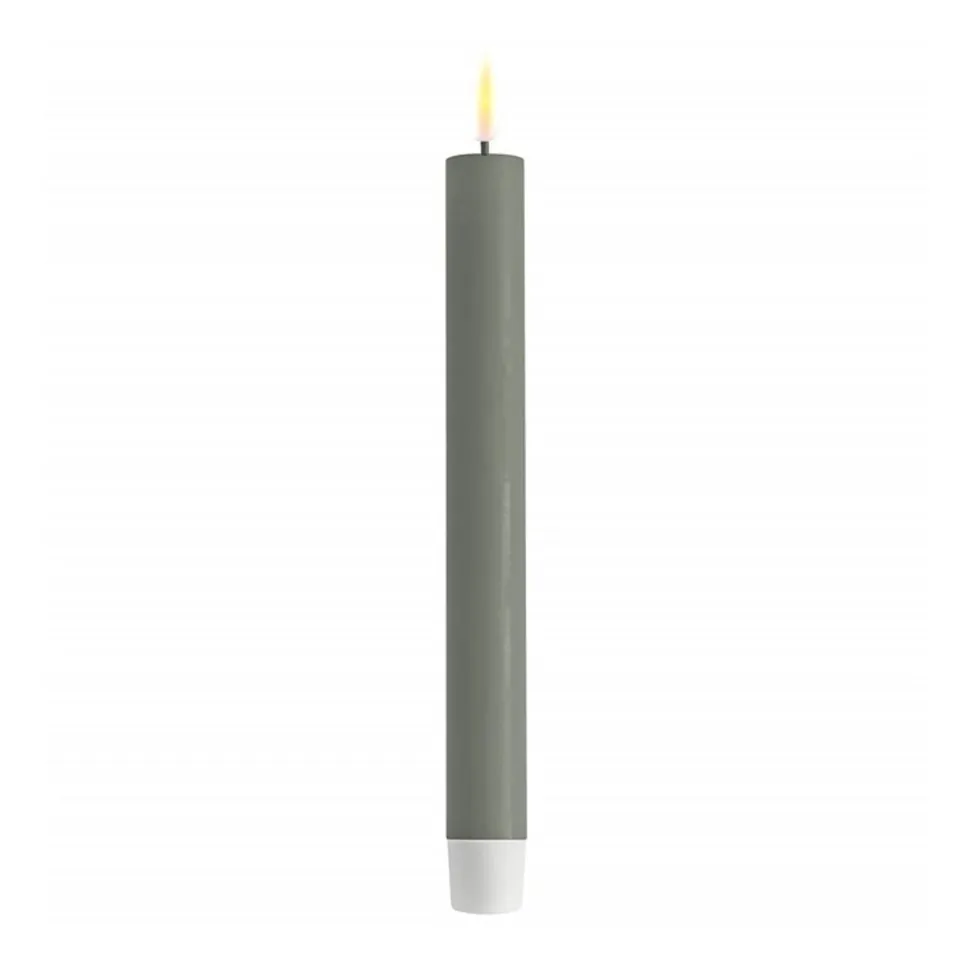 Deluxe Homeart LED 2er Set Stabkerze Real Flame