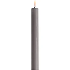 Deluxe Homeart LED 2er Set Stabkerze Real Flame