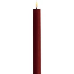 Deluxe Homeart LED 2er Set Stabkerze Real Flame