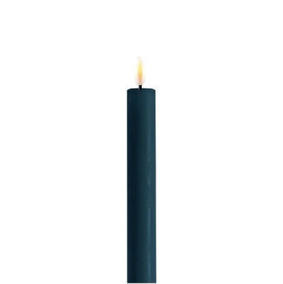 Deluxe Homeart LED 2er Set Stabkerze Real Flame