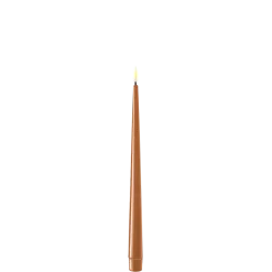 Deluxe Homeart LED Stabkerze mit Lack Real Flame 2er Set