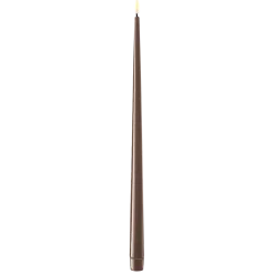 Deluxe Homeart LED Stabkerze mit Lack Real Flame 2er Set