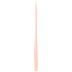 Deluxe Homeart LED Stabkerze mit Lack Real Flame 2er Set
