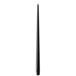 Deluxe Homeart LED Stabkerze mit Lack Real Flame 2er Set